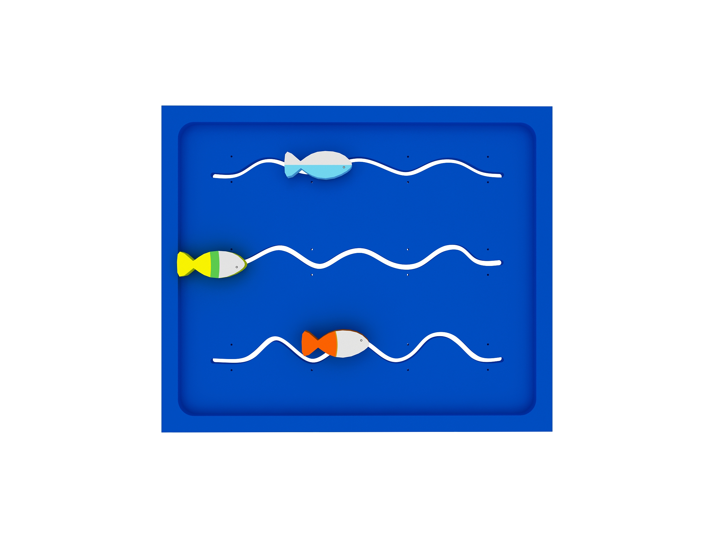 手控小魚聲光互動游戲箱(橫行式)