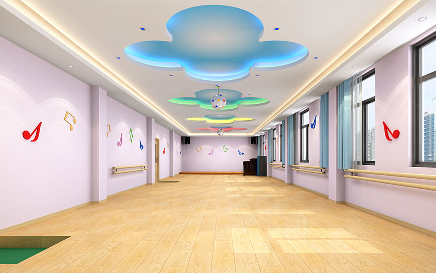 湖北通山特殊教育學校暢游律動室