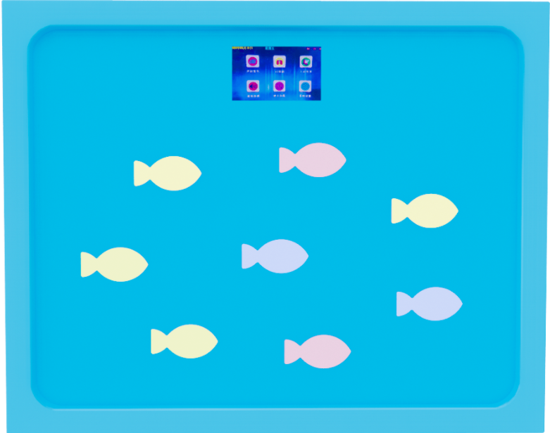 多感官器材小魚捉燈游戲箱